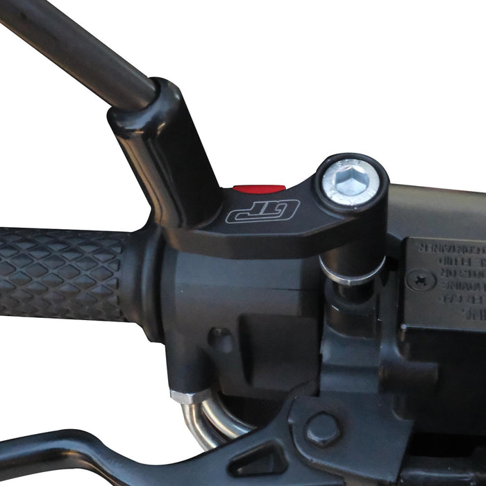 GP Kompozit Mirror Riser Extenders Black Compatible For Voge SR1  2023-2025