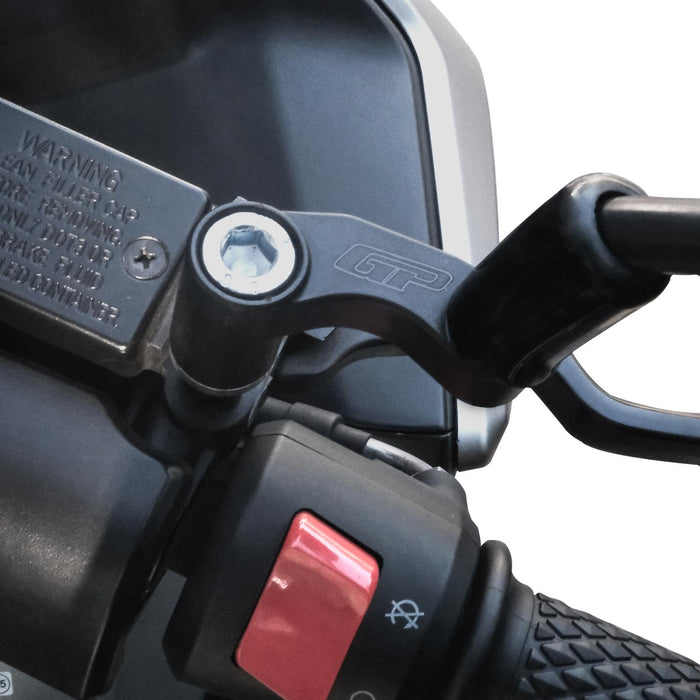 GP Kompozit Mirror Riser Extenders Black Compatible For Voge SR1  2023-2025