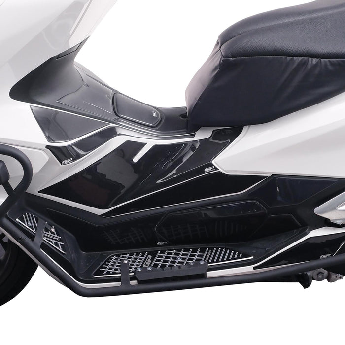 GP Kompozit Tank Pad Set Black Compatible For Honda PCX125 / PCX150  2025