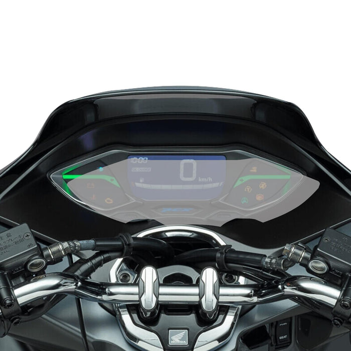 GP Kompozit 9H Nano Glass Dashboard Screen Protector Kit, Anti Glare, Ultra Slim, Hydrophobic Compatible For Honda PCX125 / PCX150 2022-2025