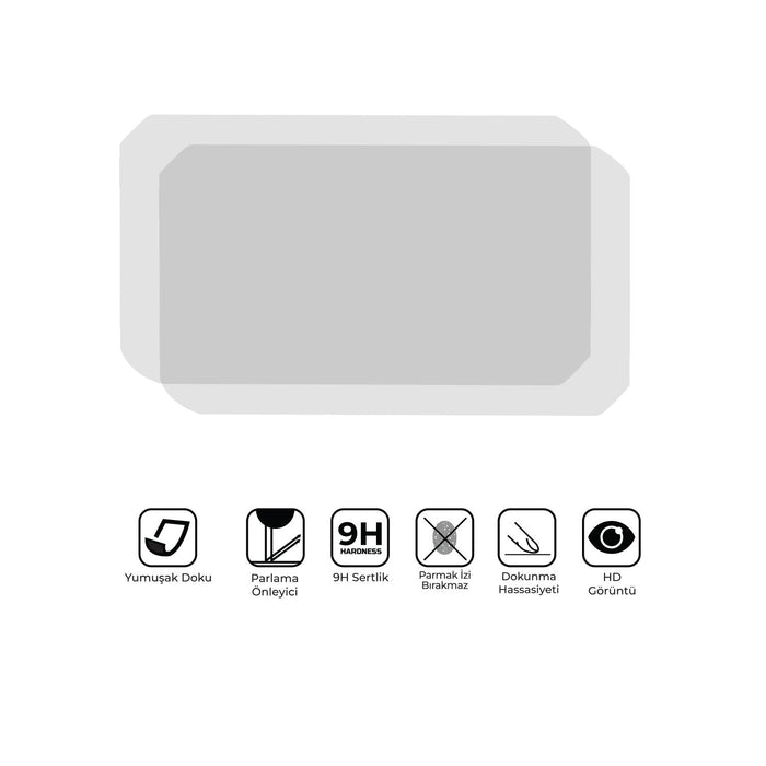 GP Kompozit 9H Nano Glass Dashboard Screen Protector Kit, Anti Glare, Ultra Slim, Hydrophobic Compatible For Honda Forza 250 / Forza 350 / NSS350 2025