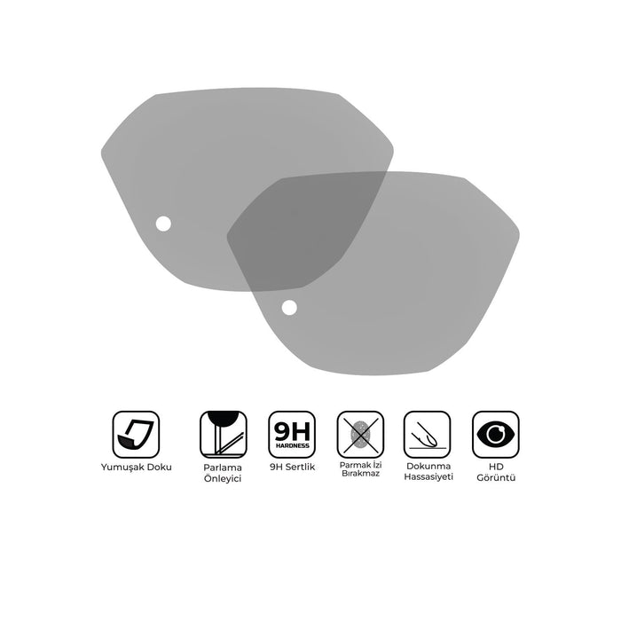 GP Kompozit 9H Nano Glass Dashboard Screen Protector Kit, Anti Glare, Ultra Slim, Hydrophobic Compatible For Honda Activa 2023-2024