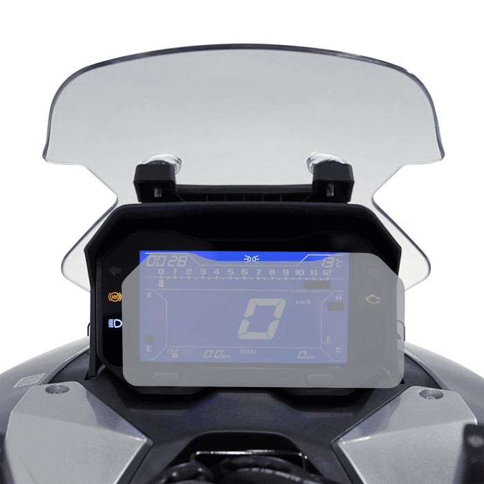 GP Kompozit 9H Nano Glass Dashboard Screen Protector Kit, Anti Glare, Ultra Slim, Hydrophobic Compatible For RKS Freccia 150 2024-2025