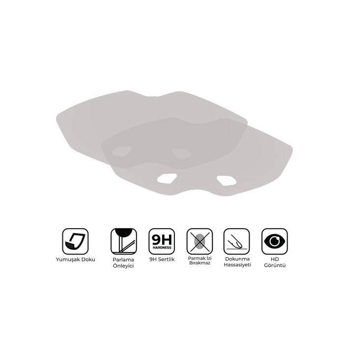 GP Kompozit 9H Nano Glass Dashboard Screen Protector Kit, Anti Glare, Ultra Slim, Hydrophobic Compatible For TVS Jupiter 110 / Jupiter 125 2024
