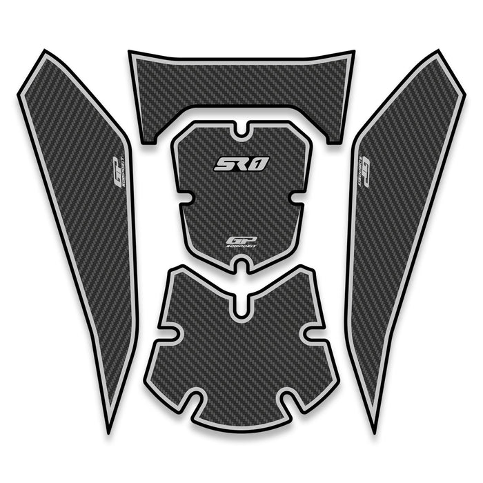 GP Kompozit Tank Pad Black Compatible For Voge SR1 2023-2025