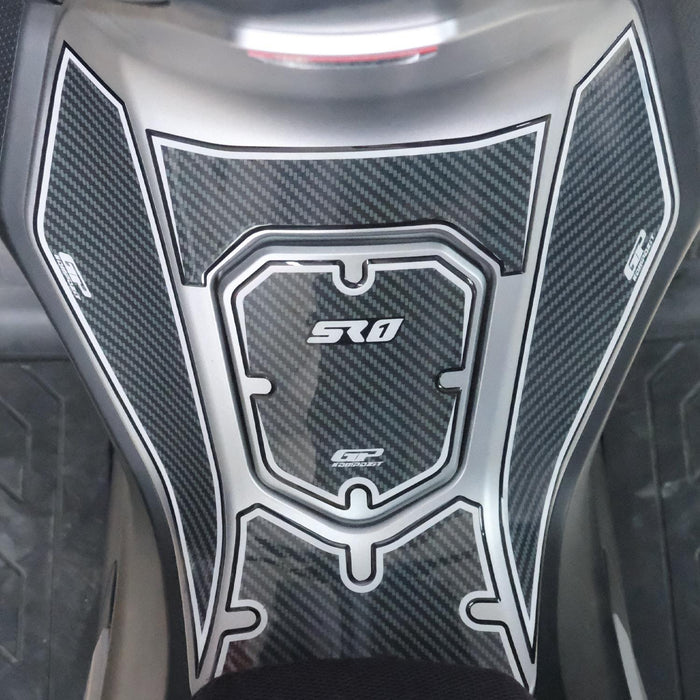 GP Kompozit Tank Pad Black Compatible For Voge SR1 2023-2025