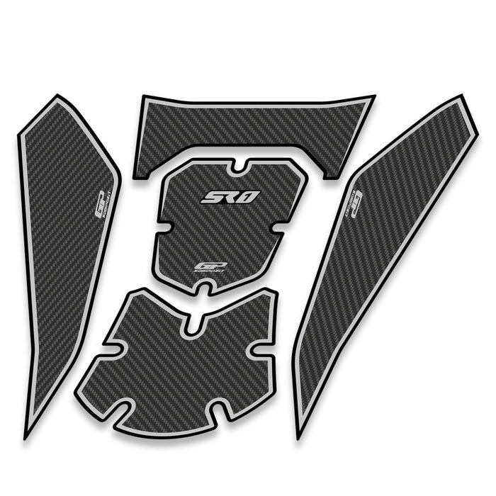 GP Kompozit Tank Pad Black Compatible For Voge SR1 2023-2025