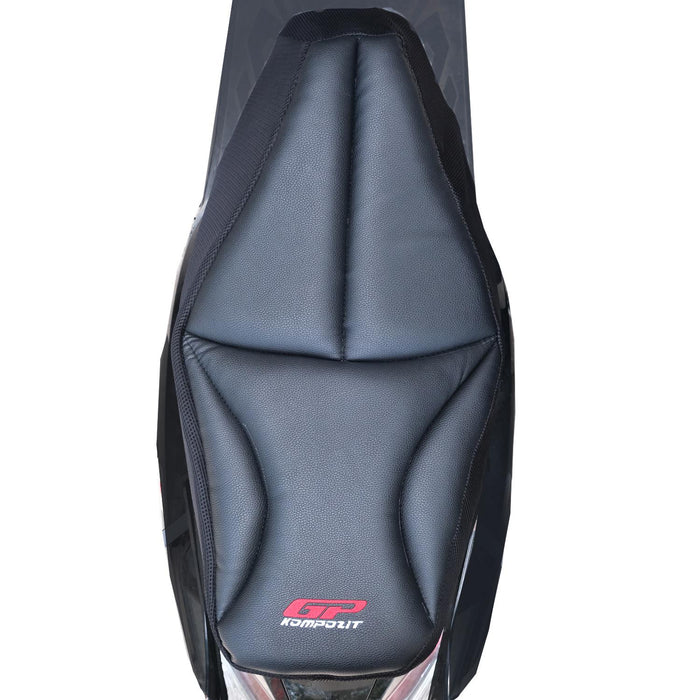 GP Kompozit Motorcycle Seated Cover Protector Waterproof Black Compatible For Honda Activa 2023-2025