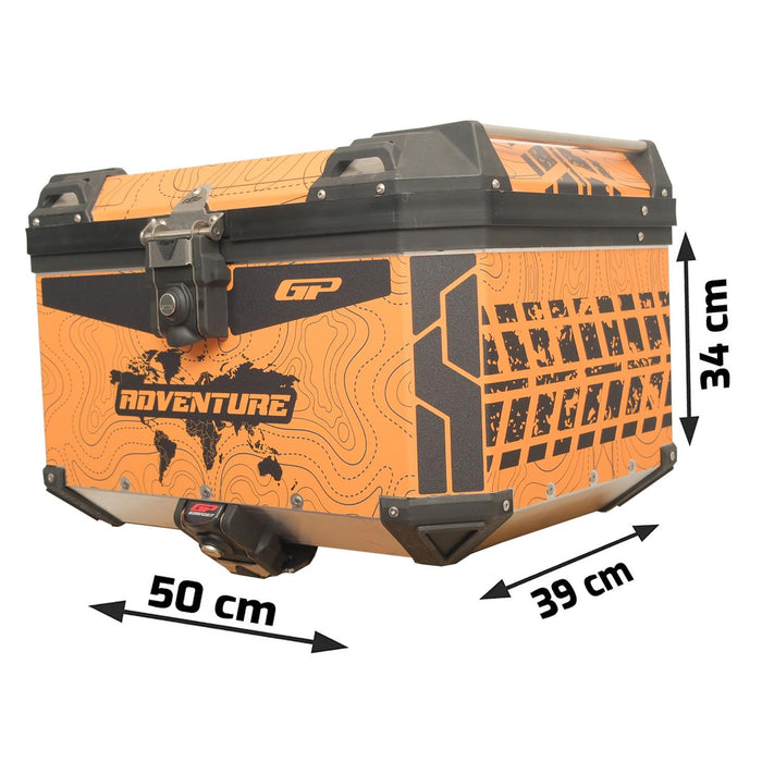 GP Kompozit Universal 45 lt Aluminum Motorcycle Top Case DSN03