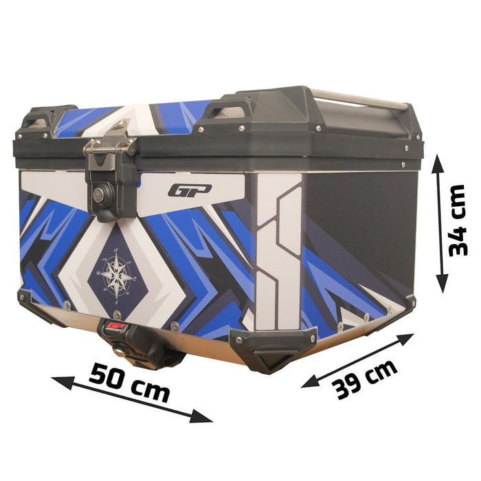 GP Kompozit Universal 45 lt Aluminum Motorcycle Top Case DSN08