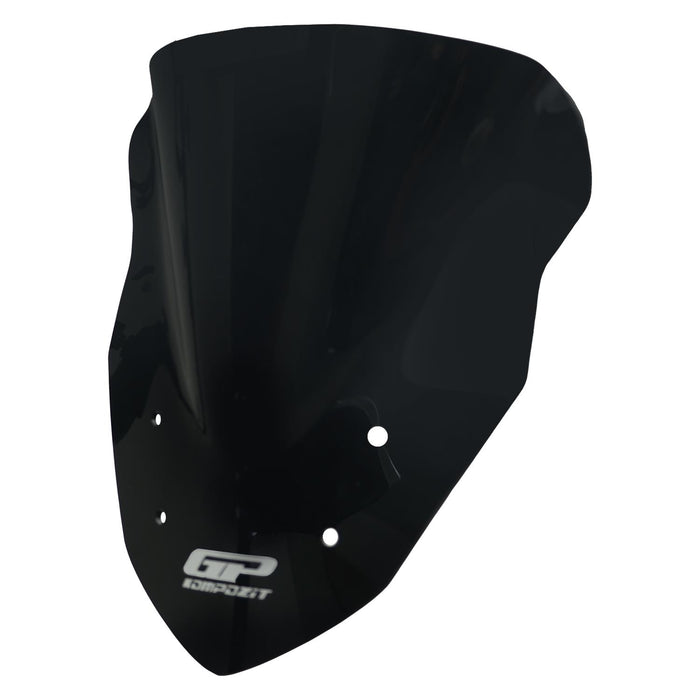 GP Kompozit Windshield Windscreen Black Compatible For RKS Arome 125 2021-2024