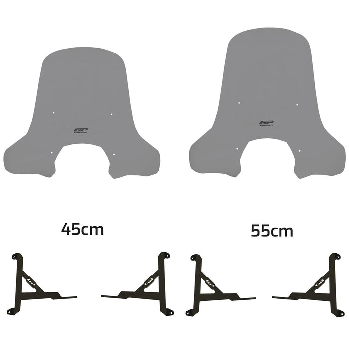 GP Kompozit Windshield Windscreen Smoked Compatible For Lambretta X300 2023-2024