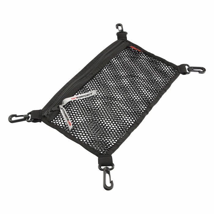 GP Kompozit - Bolsas de malla con cremallera, color negro, compatibles con baúl universal de aluminio para motocicleta de 57 lt