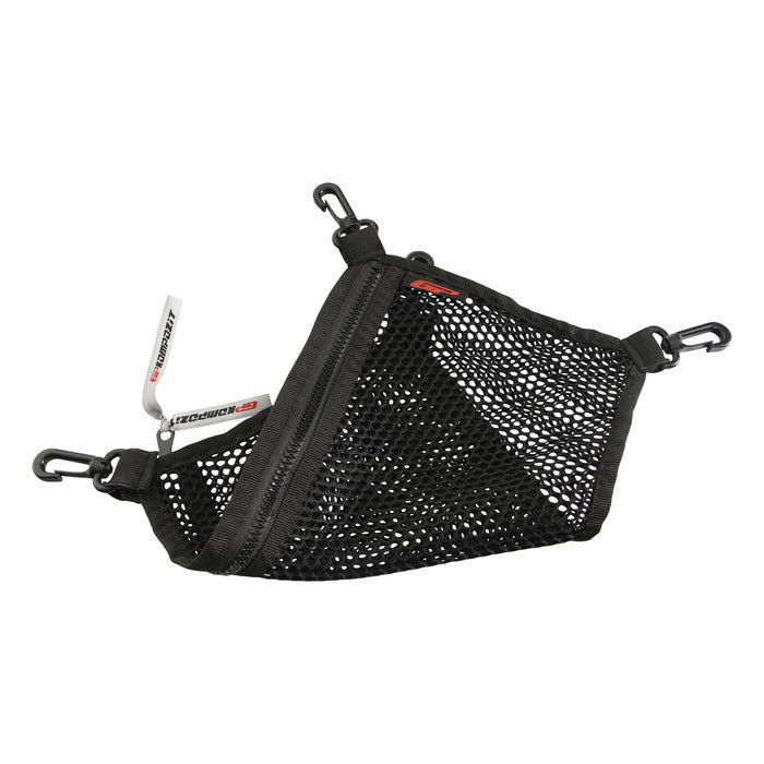 GP Kompozit - Bolsas de malla con cremallera, color negro, compatibles con baúl universal de aluminio para motocicleta de 57 lt