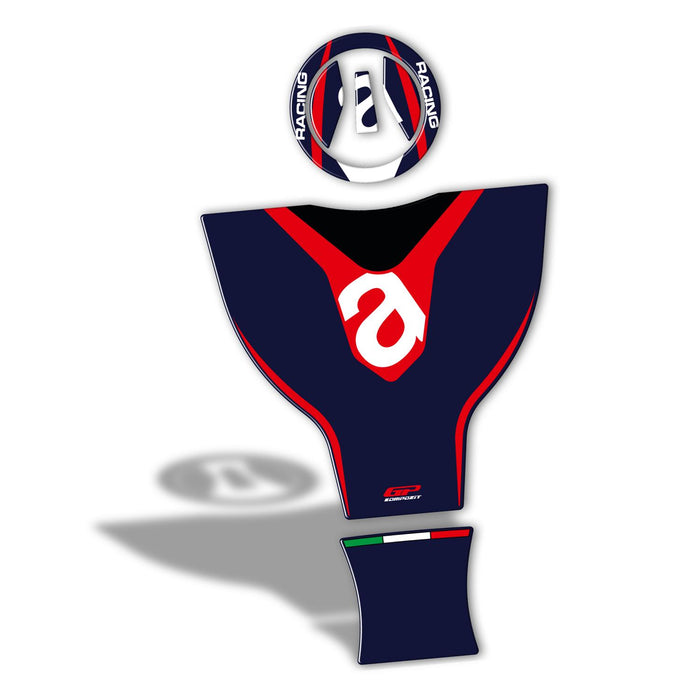 Protector Depósito GP Kompozit Azul Compatible Para Aprilia RS 660 2021-2023