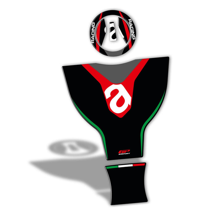 Protector Depósito GP Kompozit Negro Compatible Para Aprilia RS 660 2021-2023