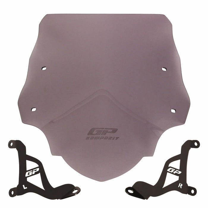 GP Kompozit Windshield Windscreen Smoked Compatible For Aprilia SR 125 / SR 160 2024
