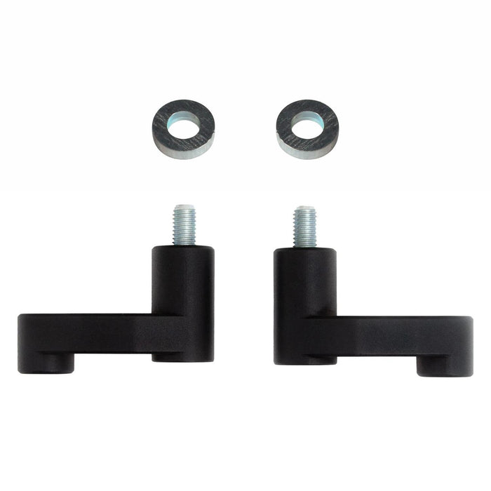 GP Kompozit Mirror Riser Extenders Black Compatible For Aprilia SR GT 125 / SR GT 200  2022-2023