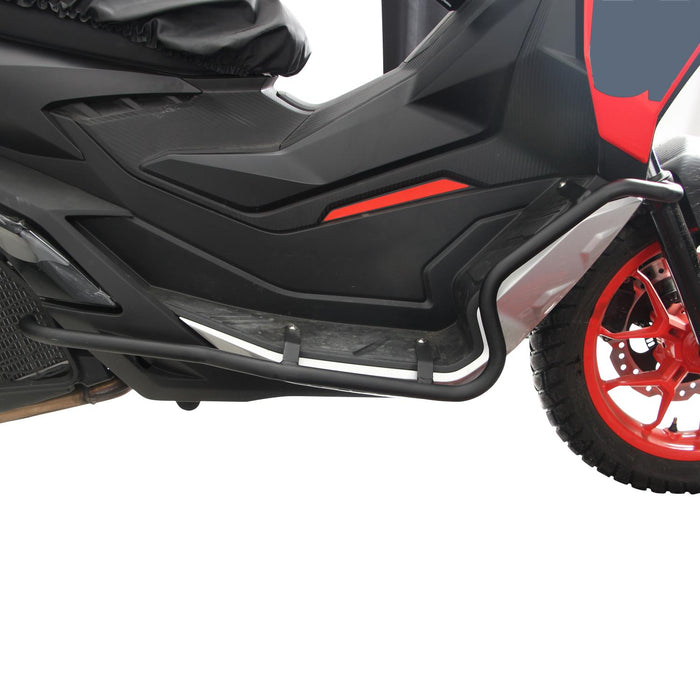 GP Kompozit Engine Protector Crash Bars Black Compatible For Aprilia SR GT 125 / SR GT 200  2022-2023