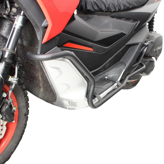 GP Kompozit Engine Protector Crash Bars Black Compatible For Aprilia SR GT 125 / SR GT 200  2022-2023