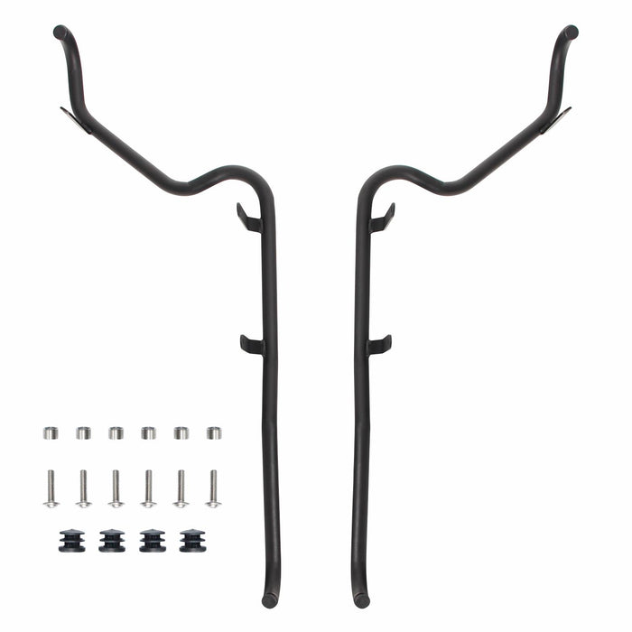 GP Kompozit Engine Protector Crash Bars Black Compatible For Aprilia SR GT 125 / SR GT 200  2022-2023