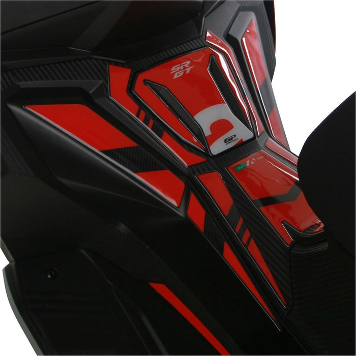 Protector Depósito GP Kompozit Rojo Compatible Para Aprilia SR GT 125 / SR GT 200 2022-2023