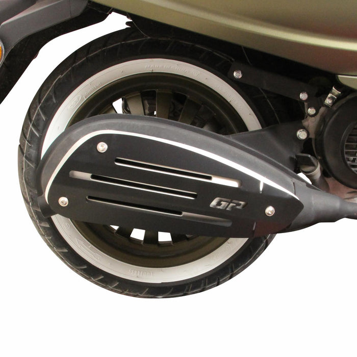 GP Kompozit Exhaust Guard Cover Black Compatible For Arora Cappucino 50 / Cappucino 125  2019-2024