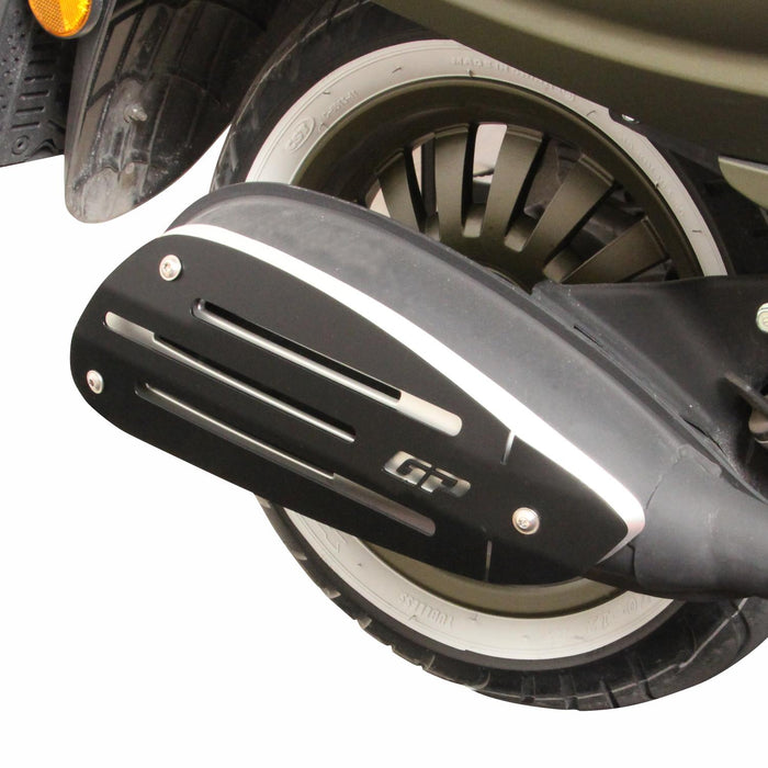 GP Kompozit Exhaust Guard Cover Black Compatible For Arora Cappucino 50 / Cappucino 125  2019-2024