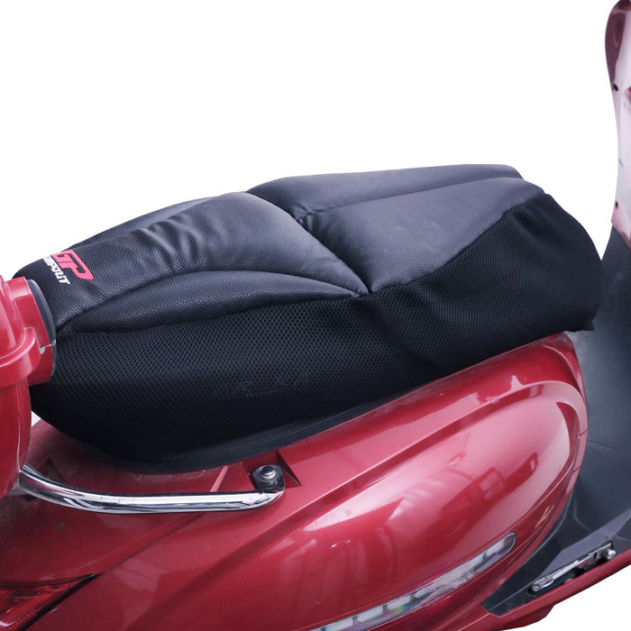 GP Kompozit Motorcycle Seated Cover Protector Waterproof Black Compatible For Arora Cappucino 50 / Cappucino 125  2019-2024