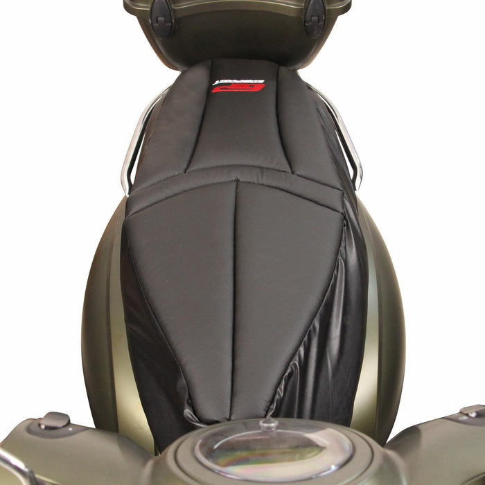 GP Kompozit Motorcycle Seated Cover Protector Waterproof Black Compatible For Cappucino 50 / Cappucino 125  2019-2024