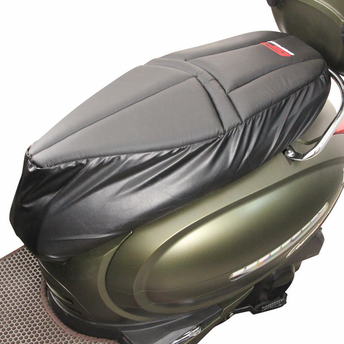 GP Kompozit Motorcycle Seated Cover Protector Waterproof Black Compatible For Cappucino 50 / Cappucino 125  2019-2024
