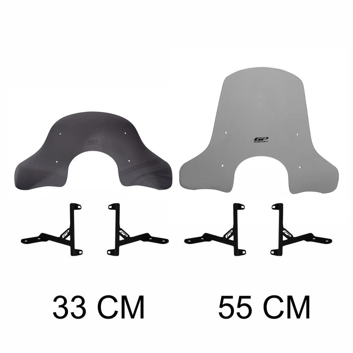 GP Kompozit Parabrisas Ahumado Compatible Para Arora Cappucino 50 / Cappucino 125 2019-2023