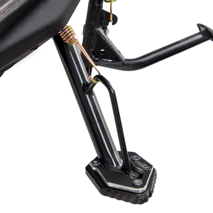 GP Kompozit Kickstand Side Stand Plate Pad Black Compatible For Arora ZRX 200  2021-2023