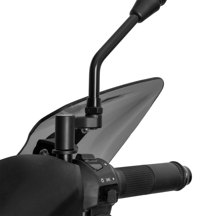 GP Kompozit Mirror Riser Extenders Black Compatible For Arora ZRX 200  2021-2023