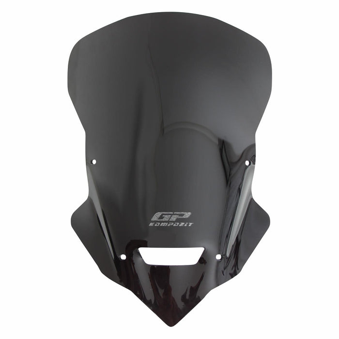 GP Kompozit Pare-brise noir compatible pour Bajaj Dominar 250 / Dominar 400 2017-2023