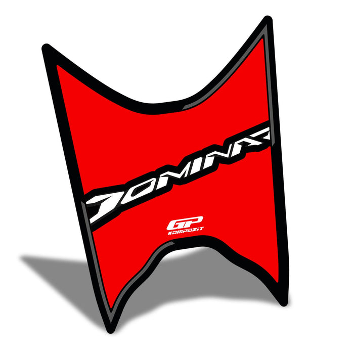 Coussinet de réservoir GP Kompozit rouge compatible pour Bajaj Dominar 250 / Dominar 400 2020-2023