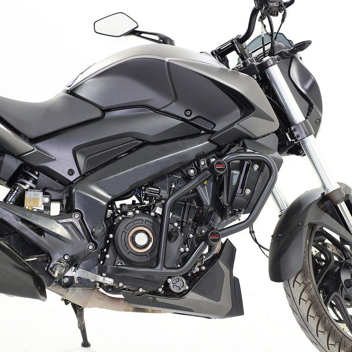 GP Kompozit Engine Protector Crash Bars Black Compatible For Bajaj Dominar 400  2017-2019
