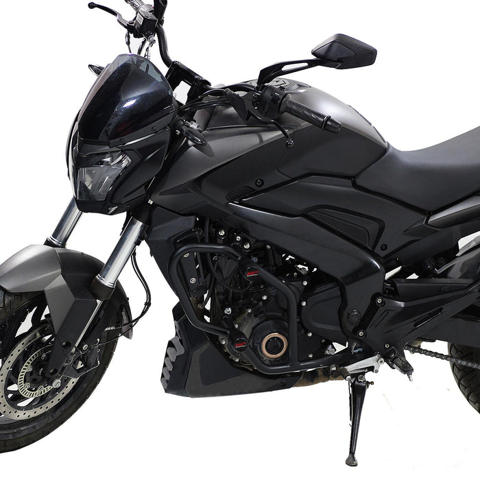 GP Kompozit Engine Protector Crash Bars Black Compatible For Bajaj Dominar 400  2017-2019