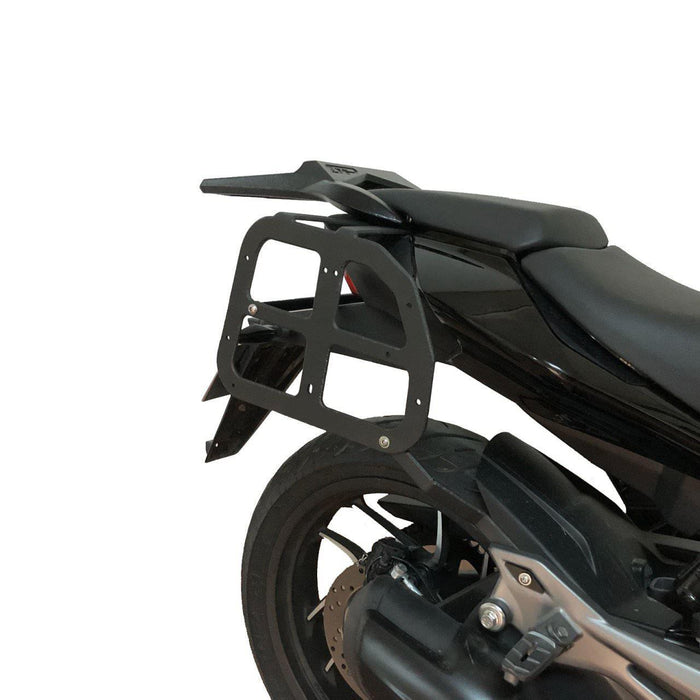 GP Kompozit Side Carrier Pannier Rack Black Compatible For Bajaj Dominar 400  2017-2019