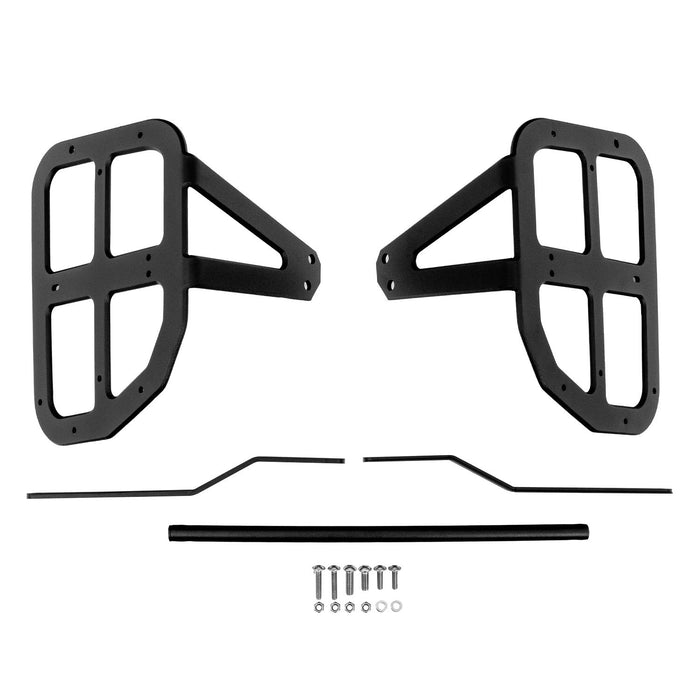GP Kompozit Side Carrier Pannier Rack Black Compatible For Bajaj Dominar 400  2017-2019