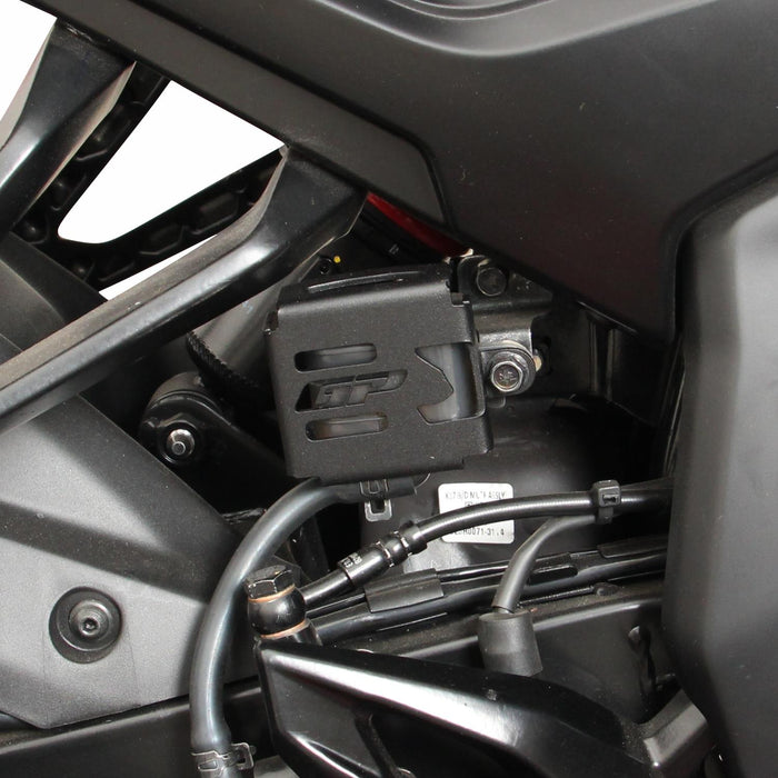 GP Kompozit Brake Fluid Reserve Protector Guard Black Compatible For Bajaj Pulsar F250  2021-2024