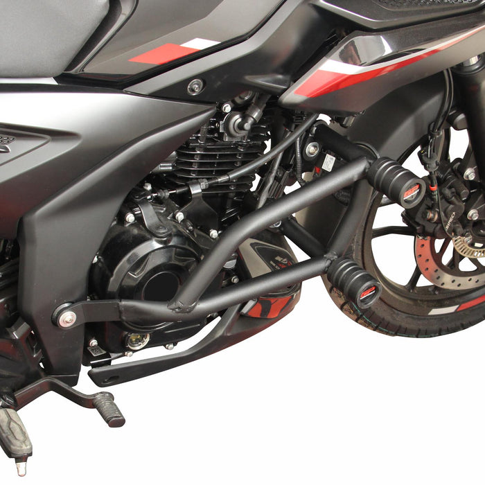 GP Kompozit Engine Protector Crash Bars Black Compatible For Bajaj Pulsar F250  2021-2024
