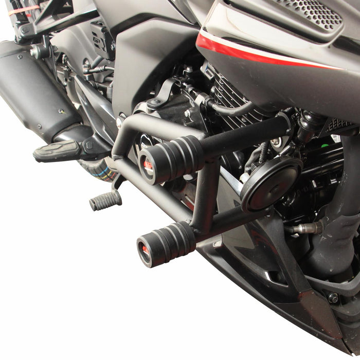 GP Kompozit Engine Protector Crash Bars Black Compatible For Bajaj Pulsar F250  2021-2024