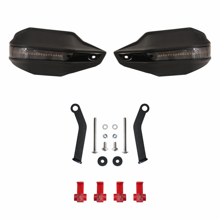 GP Kompozit LED Handguard Lights with Turn Signals Compatible For Bajaj Pulsar N250  2021-2024