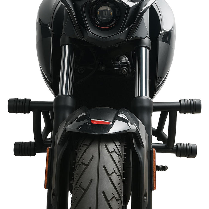 GP Kompozit Engine Protector Crash Bars Black Compatible For Bajaj Pulsar N250  2021-2024