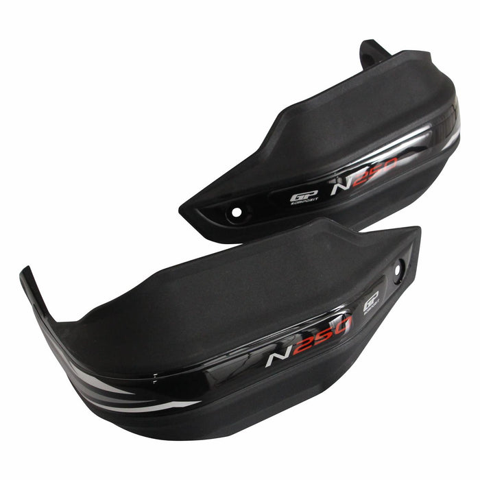 GP Kompozit Plastic Handguard Black Compatible For Bajaj Pulsar N250  2021-2024