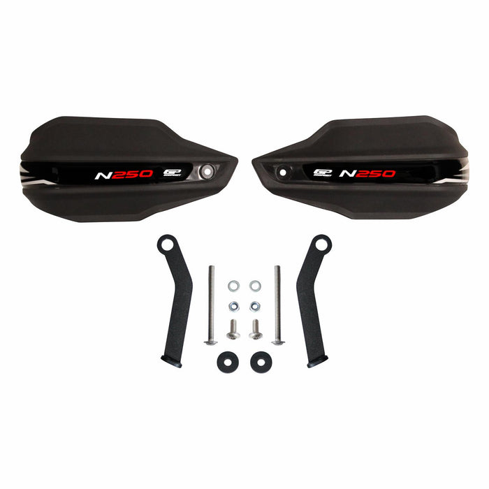 GP Kompozit Plastic Handguard Black Compatible For Bajaj Pulsar N250  2021-2024