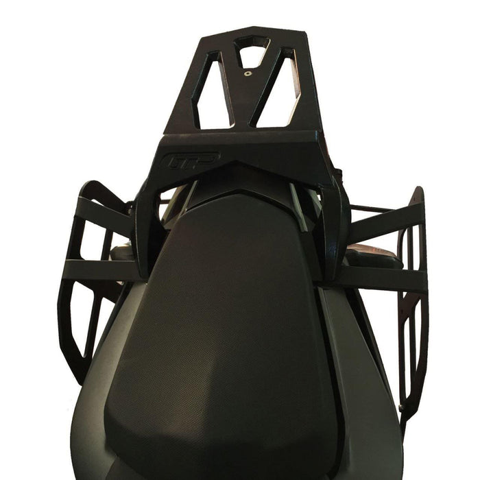 GP Kompozit Side Carrier Pannier Rack Black Compatible For Bajaj Pulsar NS200  2011-2023