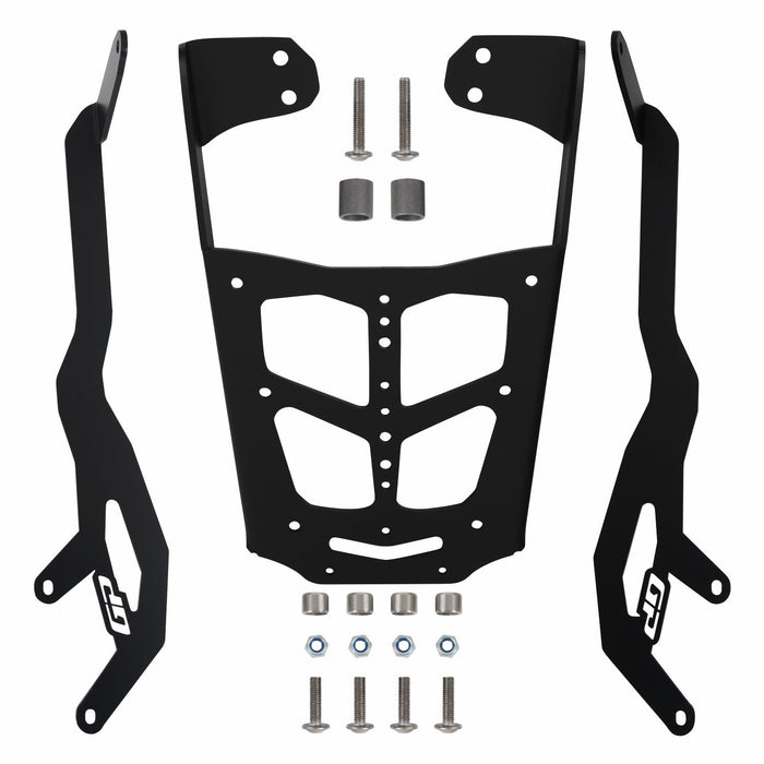 GP Kompozit Rear Luggage Rack Black Compatible For Bajaj Pulsar NS200  2011-2023