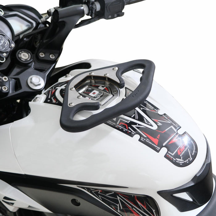 GP Kompozit Fuel Gas Tank Handle Motorcycle Rear Passenger Grab Bar Compatible For Bajaj Pulsar NS200  2011-2024